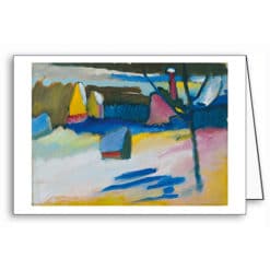 Murnau - Landschaft mit kahlem Baum