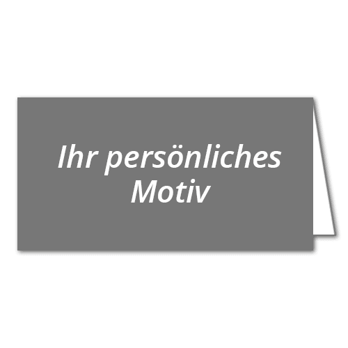 Grußkarte mit individuellem Motiv | DIN lang – Bild 2